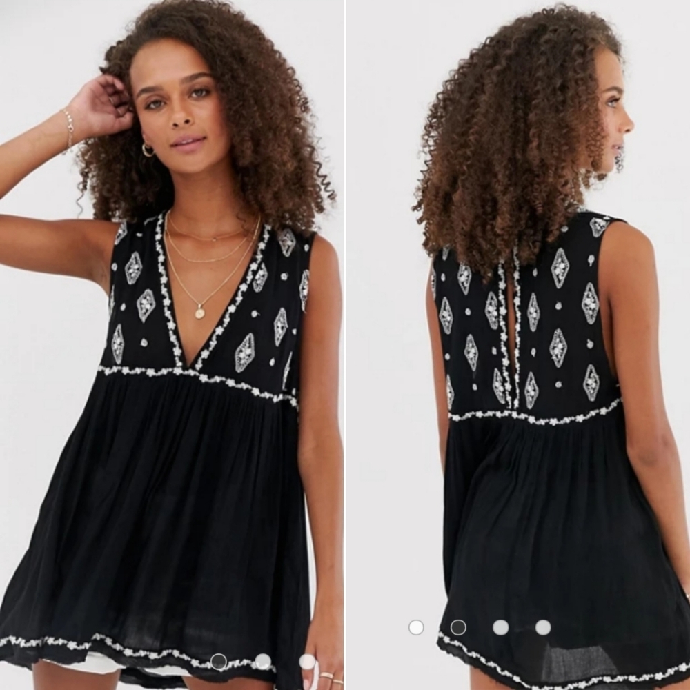 Free People | Embroidered Blouse